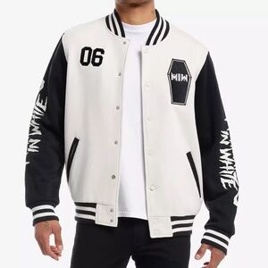 Unisex Motionless In White Logos Varsity Jacket Hot‎ Topic